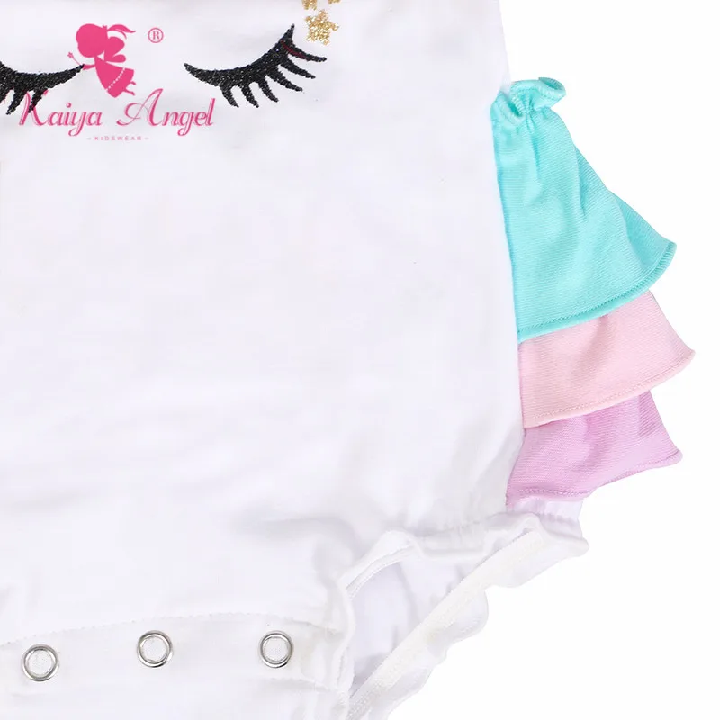 Kaiya Angel 4 июля популярные хлопковые летние комбинезоны с единорогом для