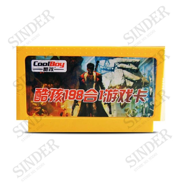 198 в 1 без повторного 60pin игры с контр двойной дракон (chips On Board) Дейл 8 бит карточная