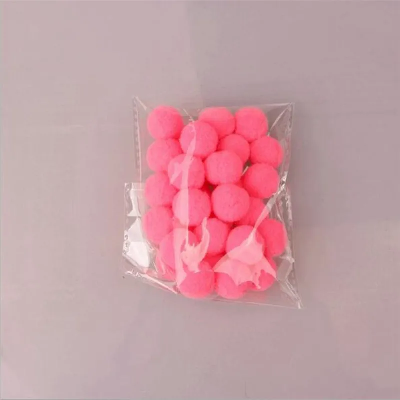 Imixlot 100 шт./лот 15 мм Многофункциональные Красочные помпоны мягкие мяч DIY ремесло