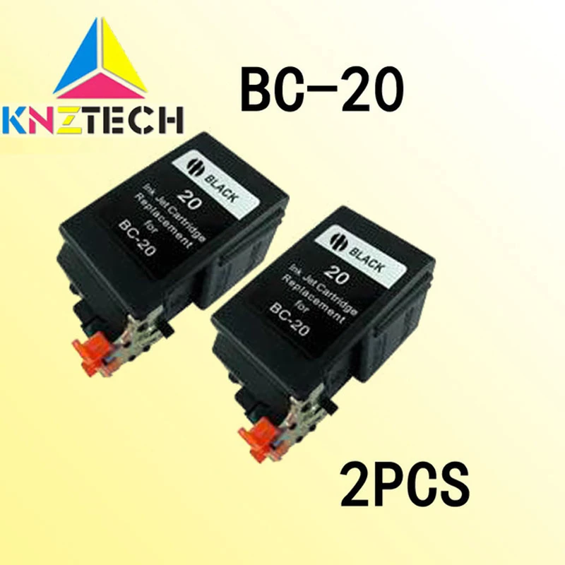 2x чернильный картридж bc20 совместимый с CANONA BC 20 bc BJC 4650/CANON 4000/4100/4200