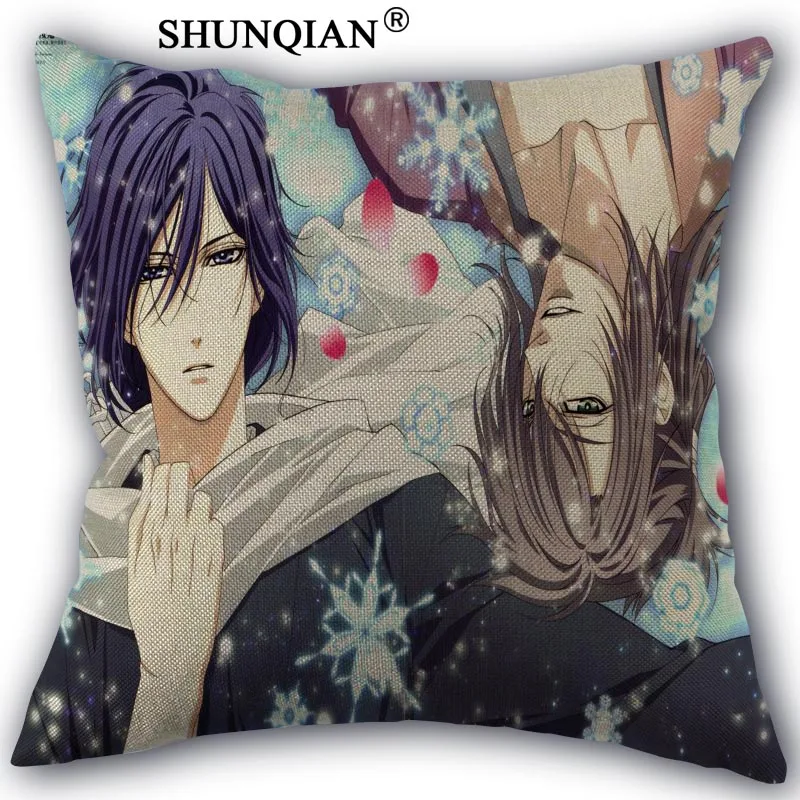 Новое поступление, Hakuouki, заказной хлопковый Чехол на подушку с застежкой-молнией, на заказ, Чехол на подушку, больше размеров, на заказ, Ваш образ, подарок - Цвет: Pillowcase