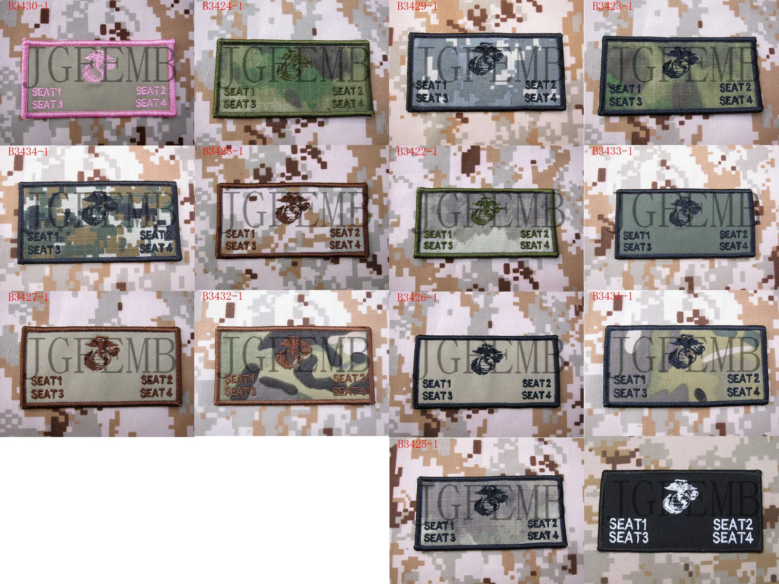 U.S.MARINES пользовательское имя ленты в военном стиле с вышивкой патч|embroidery patch|brand