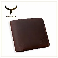 COWATHER,, топ, корова, натуральная кожа, Роскошные, мужские кошельки, высокое качество, мужской кошелек, Ретро стиль, дизайн, мужской