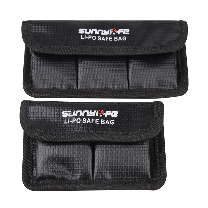 Sunnylife 2 и 3 порта Li-po Lipo батареи безопасная сумка сумки для хранения батарей