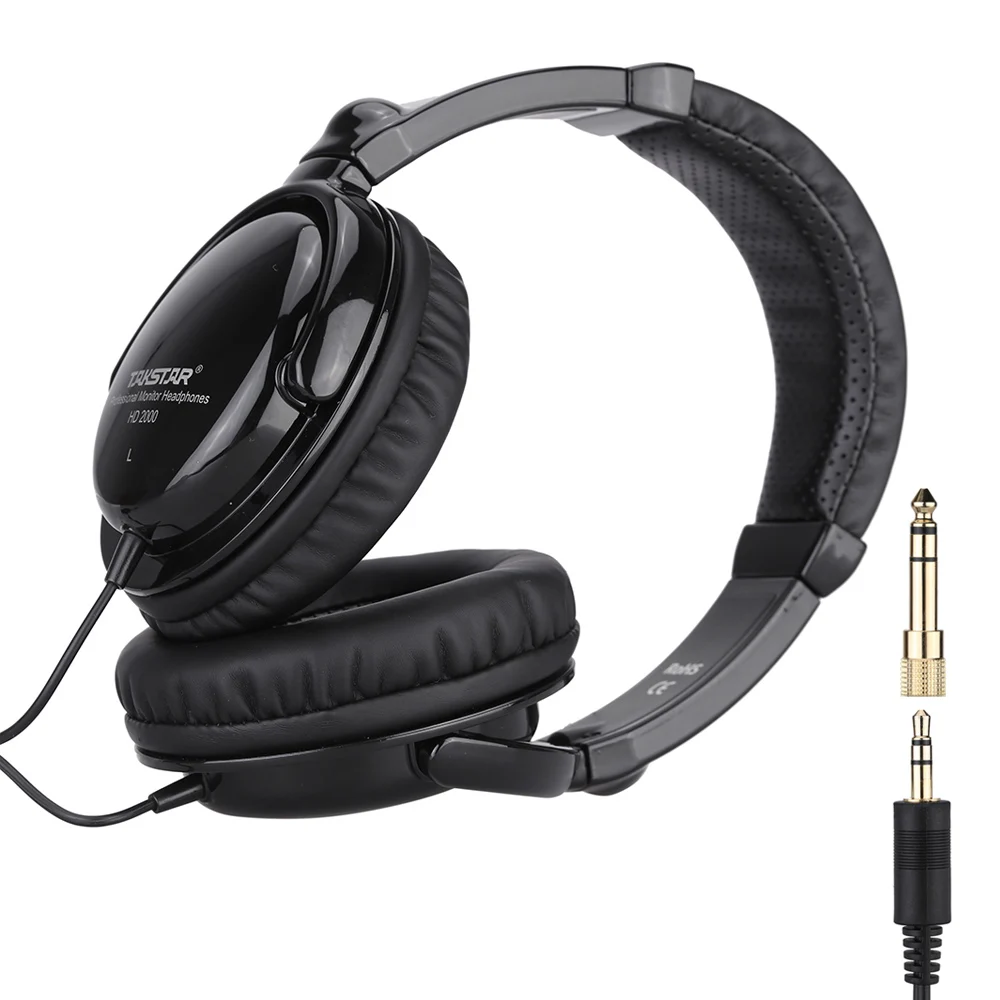 Takstar HD 2000 проводные стерео наушники с динамическим монитором, гарнитура для гитары, компьютера, CD плеера, Walkman, MP3, MP4 наушники