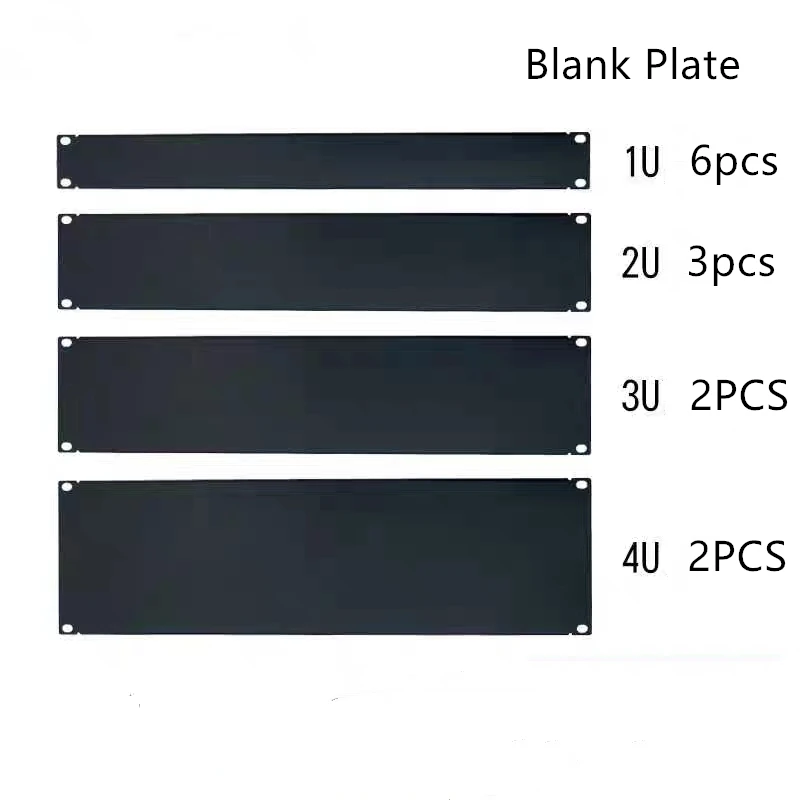 DHL free Blank Plate 1U 2U 3U 4U 5U 6U for 19