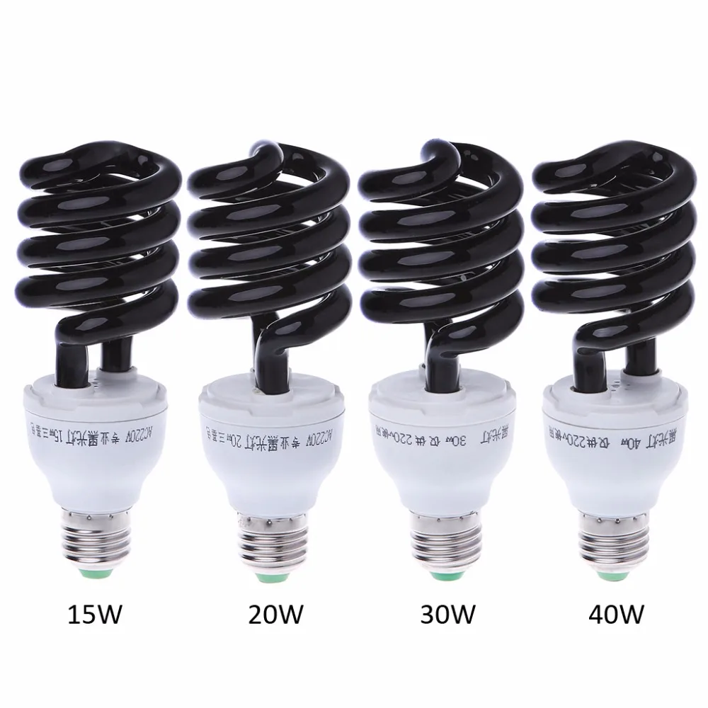 E27 15/20/30/40 Вт ультрафиолетовые люминесцентные лампы Blacklight CFL 220В|Лампы накаливания|