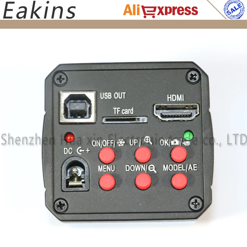 21MP COMS сенсор 1080P HDMI + USB TF HD цифровой промышленный микроскоп камера увеличительное