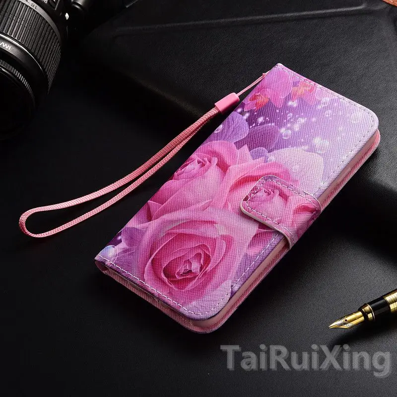 Кожаный чехол-книжка для samsung Galaxy S3 S4 S5 Mini S6 S7 Edge S8 S9 Plus Wiko Lenny 2 3 4 Чехол-книжка чехол для телефона