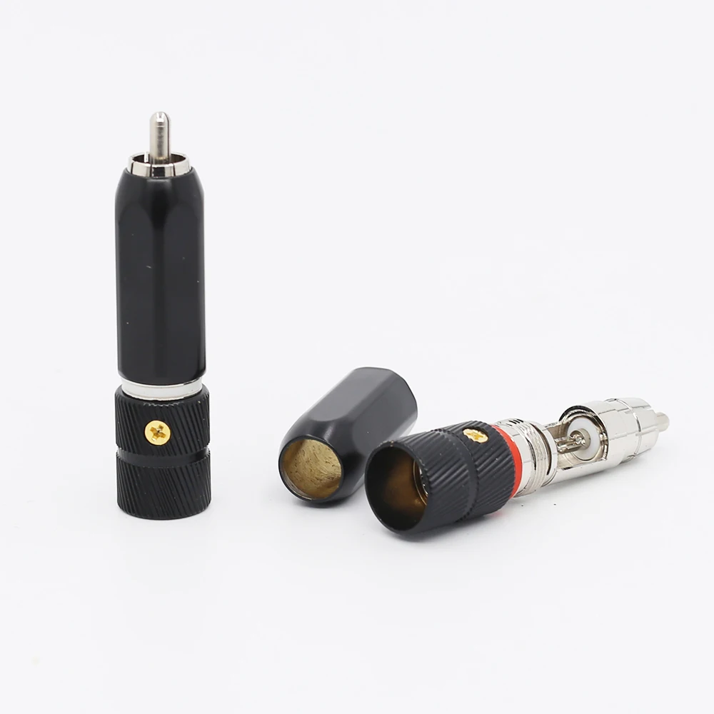 Высококачественный аудиоразъем RCA с родиевым покрытием Hi fi коннектор для
