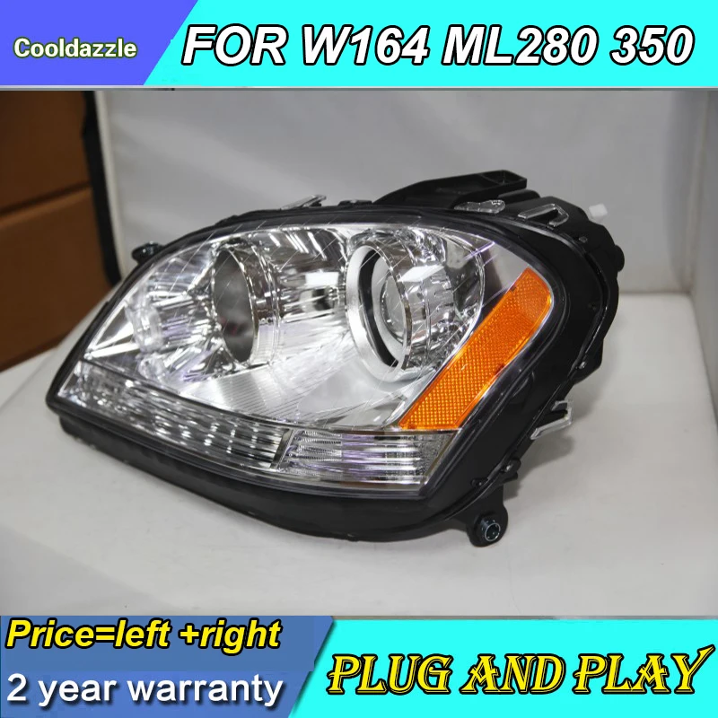 Для Mercedes Benz W164 ML280 ML320 ML350 светодиодный головной светильник 2005 2006 2007 2008 год