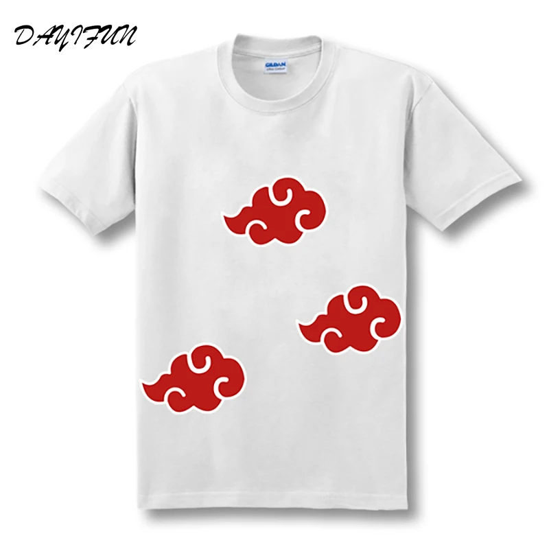 Футболка с логотипом Наруто Акацуки DAYIFUN модная футболка для косплея костюм пары