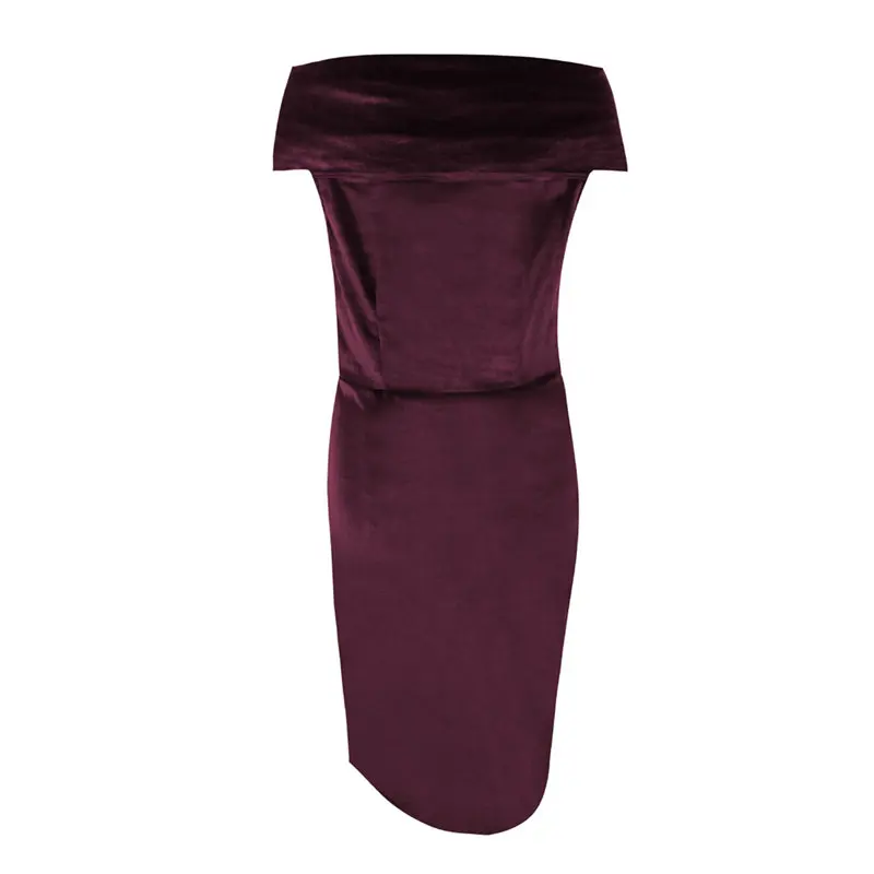 2019 женское бархатное платье с запахом повседневные платья открытыми плечами