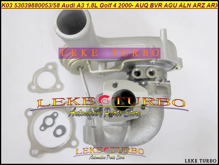 K03 53039880053 53039880058 Turbo For Audi A3 1.8L Volkswagen VW Golf 4 00- AUQ BVR AGU ALN ARZ ARX AUM AVJ AWT AVC AWU 1.8T | Автомобили