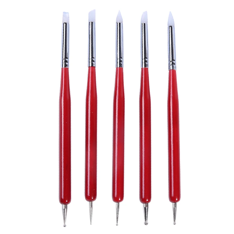 5 шт./лот силиконовая кисть для рисования воска и скульптур | Красота здоровье