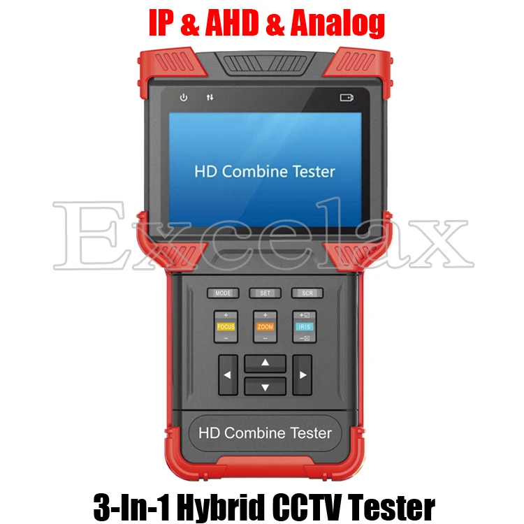 Аналоговая 4 в 1 камера видеонаблюдения 1080P AHD 5 МП CVBS ONVIF PoE TDR PSE|tester video|tester 12vtester ip |