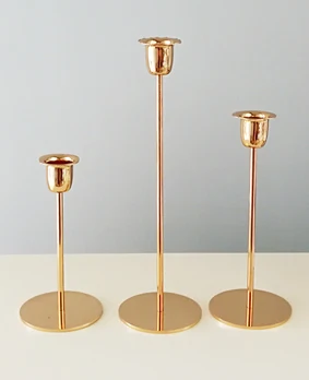 3 Sizes a Set Блестящие вечерние, Золотая свеча держатели, подсвечник с орнаментом, свадьба центральный, домашняя Свадебная вечеринка Рождественское украшение бара - Цвет: 3 Sizes a Set