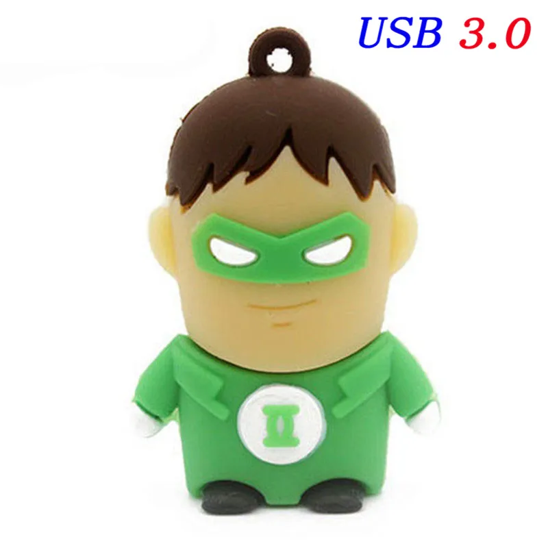 T5 JASTER USB 3,0 флеш-накопитель 4 ГБ 16 ГБ 32 ГБ 64 Гб USB флеш-накопитель флеш-память, переносной usb-накопитель с мультипликационным персонажем Суперменом Бэтменом - Цвет: T5