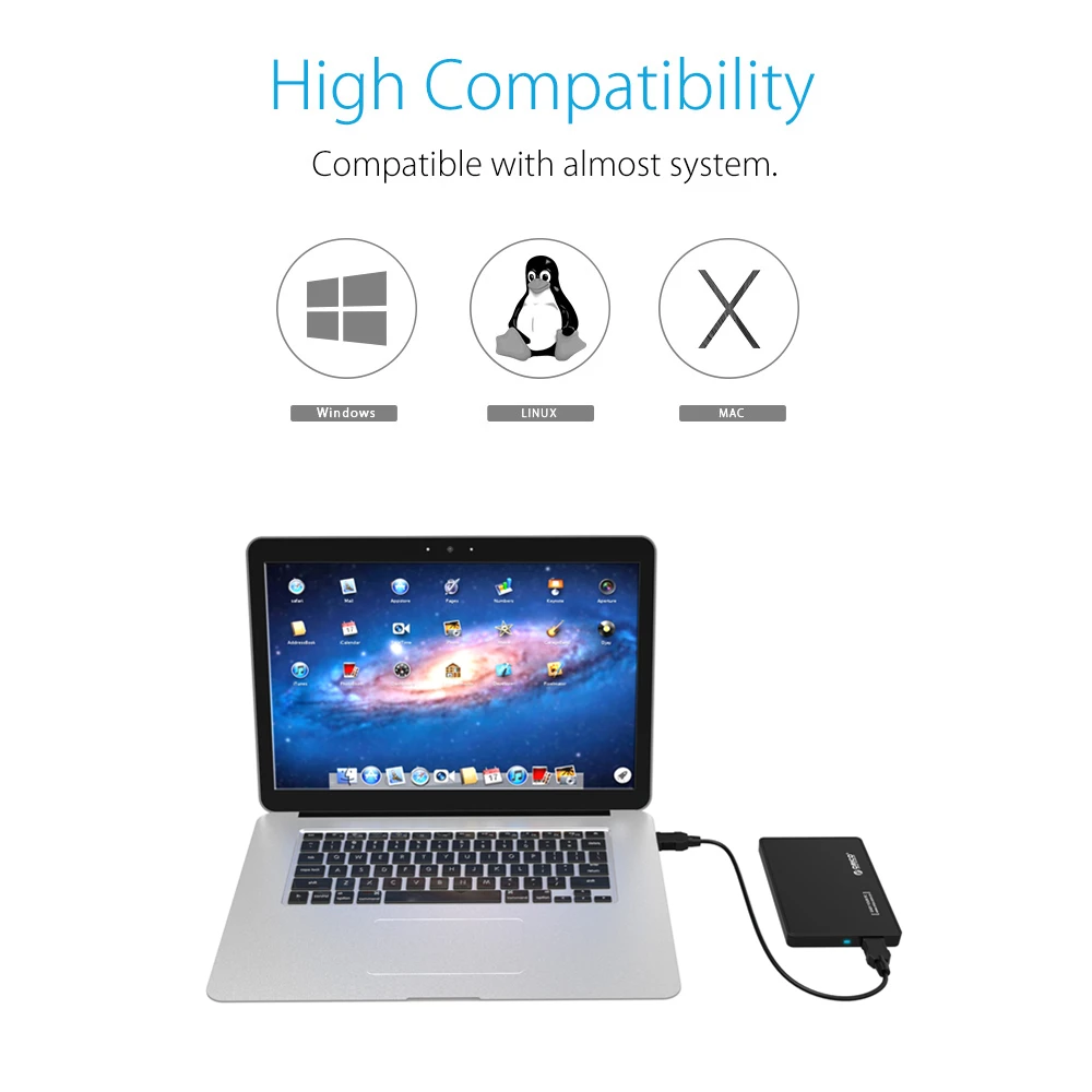 Чехол ORICO 2 5 дюйма для HDD высокоскоростной Sata к USB 3 0 1 ТБ SSD/HDD корпус инструмент