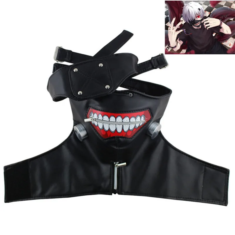 Классические аниме Токийский вурдалак Kaneki Ken, реквизит для косплея, резиновая маска, парик для детей, взрослых, аксессуары для косплея, вечерние, Праздничная коллекция