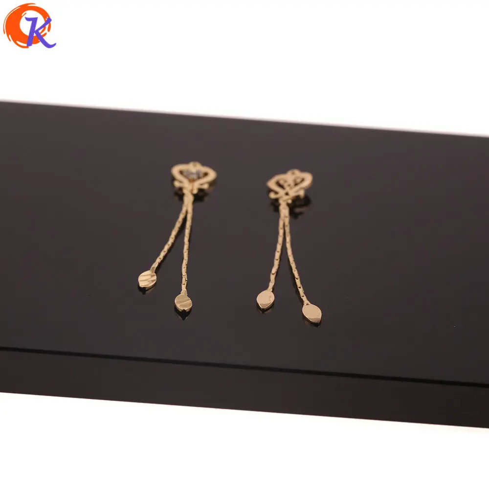 

Cordial Design 20Pcs 7*47MM Jewelry Accessories/DIY Earrings Making/Genuine Gold Plating/Charms Parts/Hand Made/Earring Findings