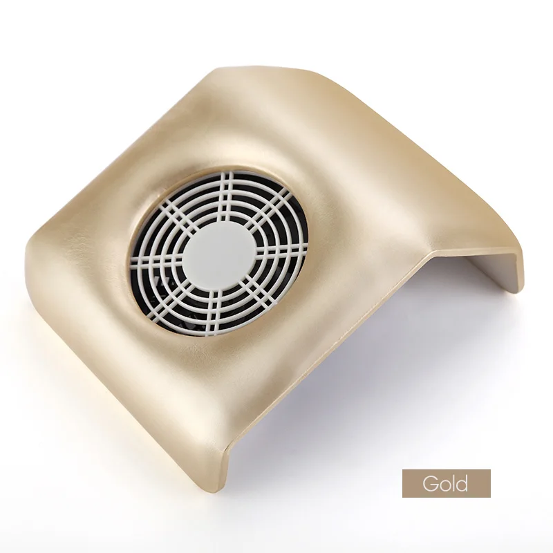 30W Gold(EU Plug) ROHWXY мощный коллектор для всасывания пыли с ногтей с 3 вентиляторами сильный всасывающий пылесос маникюрные инструменты с 2 мешками для сбора пыли - Цвет: 30W Gold(EU Plug)