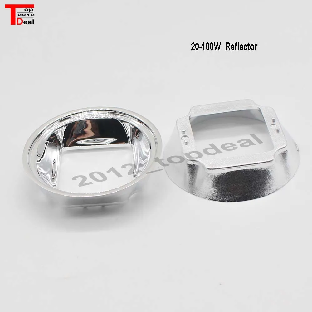 10 шт./лот Коллиматор для стеклянных линз 44 мм Вт 20 30 50 100 Вт|led chip 10w lot|100w reflector44mm lens