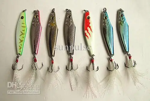 

NewArrival - new arrivals spoon spinner baits metal fishing baits VMC hook tied Deer hair 28g