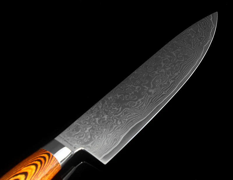 Кухонный нож XITUO 8 дюймов шеф ножи 67 слоев дамасская сталь мясница овощной для