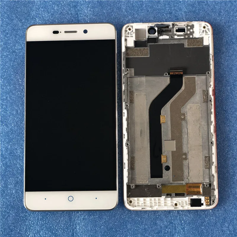Для 5," zte Blade A452 X3 D2 T620 Axisinternational ЖК-дисплей с рамкой+ сенсорная панель дигитайзер для zte A452