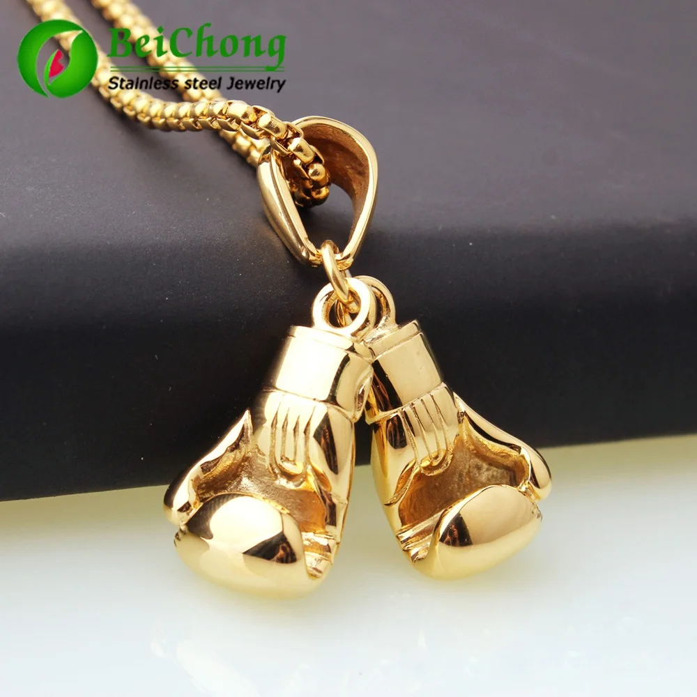 Мужское ожерелье и подвеска золотистого цвета из нержавеющей стали (10 шт./лот)