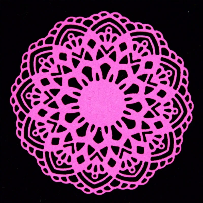Цветок Doily металлические высечки Металлические высечки Скрапбукинг тиснение папка Костюм для большой резки машины