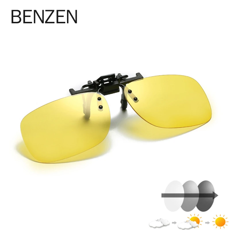 BENZEN унисекс фотохромные очки с зажимом для очков анти уфа ульсветильник