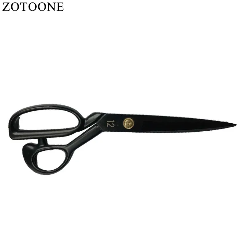 ZOTOONE 12 дюймов черные винтажные стальные портновские ножницы старинное Ремесло