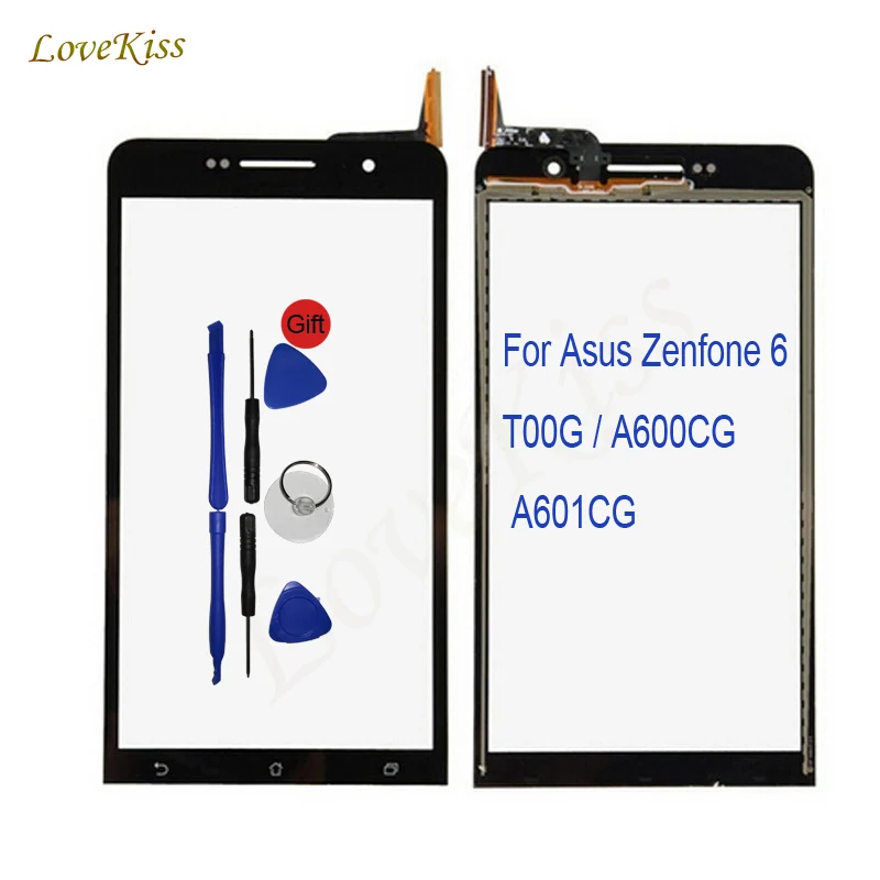 Качественная Сенсорная панель дигитайзер для Asus Zenfone 6 T00G A600CG A601CG сенсорный экран