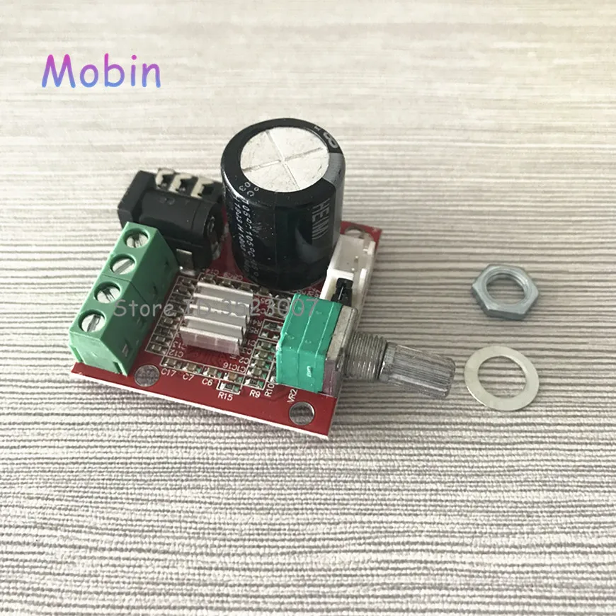 10PCS/LOT PAM8610 Audio Stereo Amplifier Board Module Dual D Class Channel 2X10W 12V Best quality Free shipping | Электроника