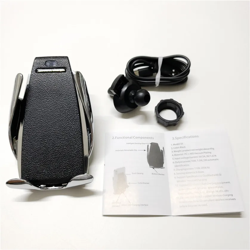 Беспроводное Автомобильное зарядное устройство с инфракрасным датчиком