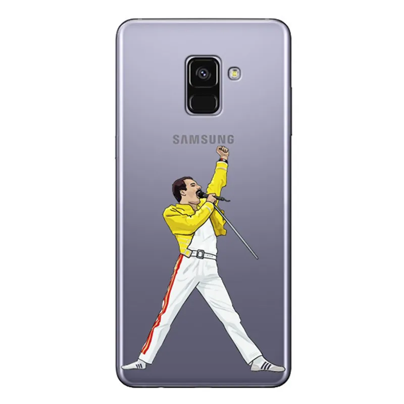 Freddie Mercury Rainha Band Qualidade Роскошный чехол для телефона Samsung A30 A50 A70 A80 A10 2019 A6 2018 A8 A750 A51 A71