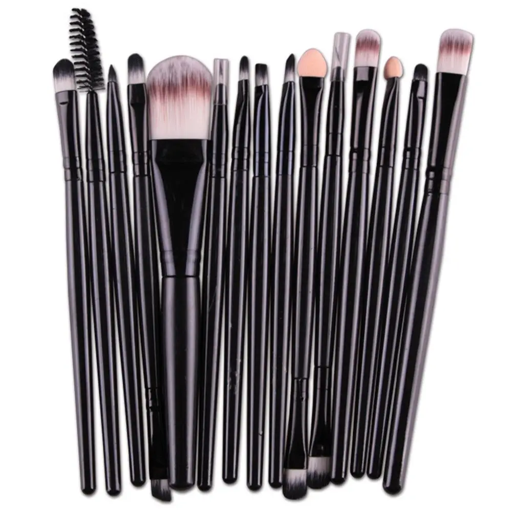 

15pcs Makeup Brushes Set Eye Shadow Foundation Powder Eyeliner Eyelash Lip Make Up Brush Cosmetic Beauty Tool Kit Hot