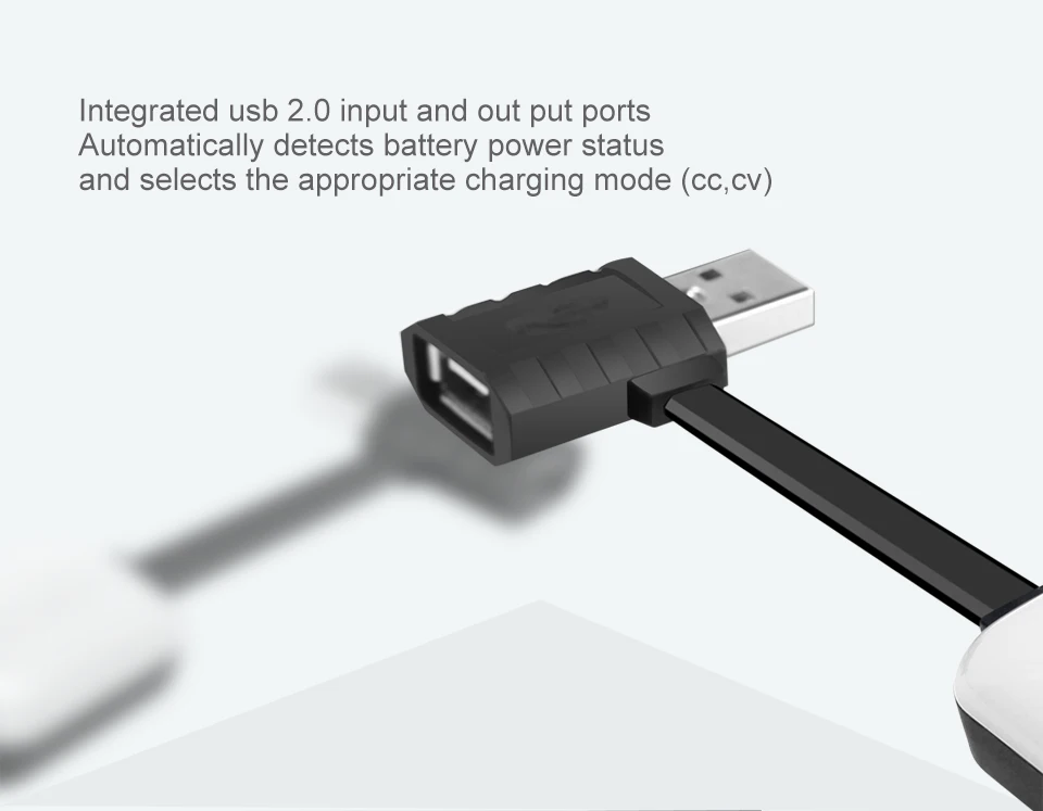 Портативное магнитное внешнее USB зарядное устройство ADEASKA A10 для литиевой батареи, литий-ионные аккумуляторы, power bank vs nitecore LC10