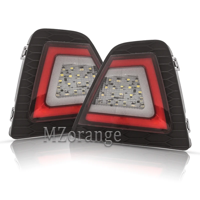 MZORANGE, 2 шт., четыре функции, для Honda Jazz Fit, задний отражатель, фары для вождения, торможения, поворотная лампа заднего хода