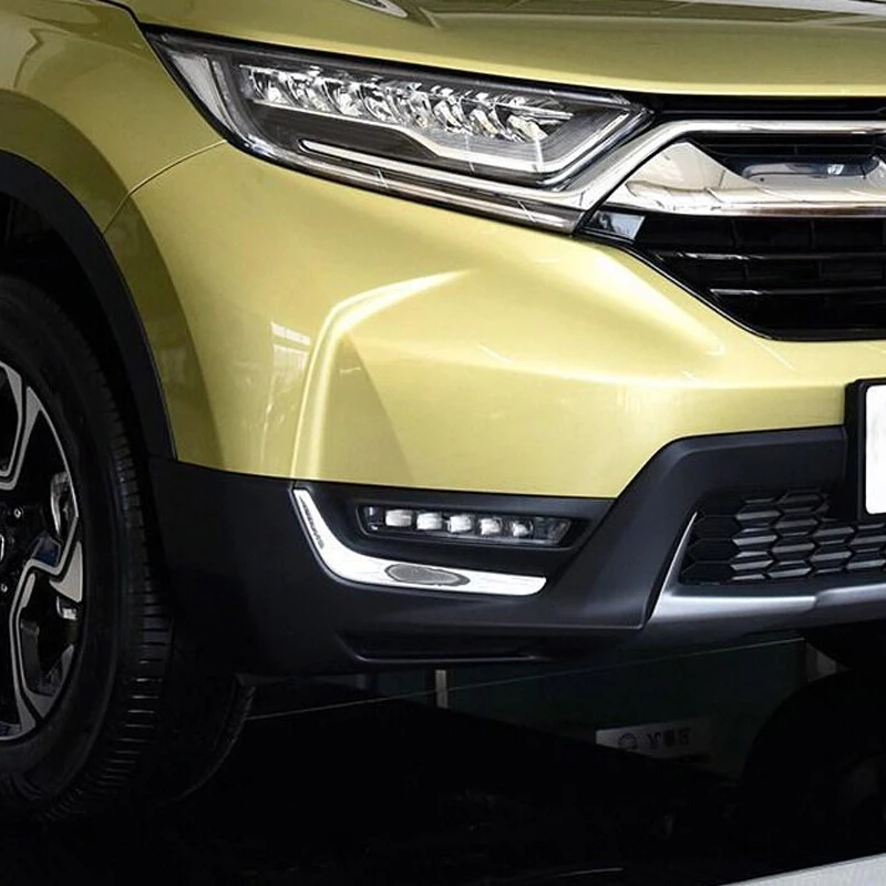 Для Honda CR V CRV 5th Gen 2017 2018 ABS хромированные передние фары противотуманные светильник