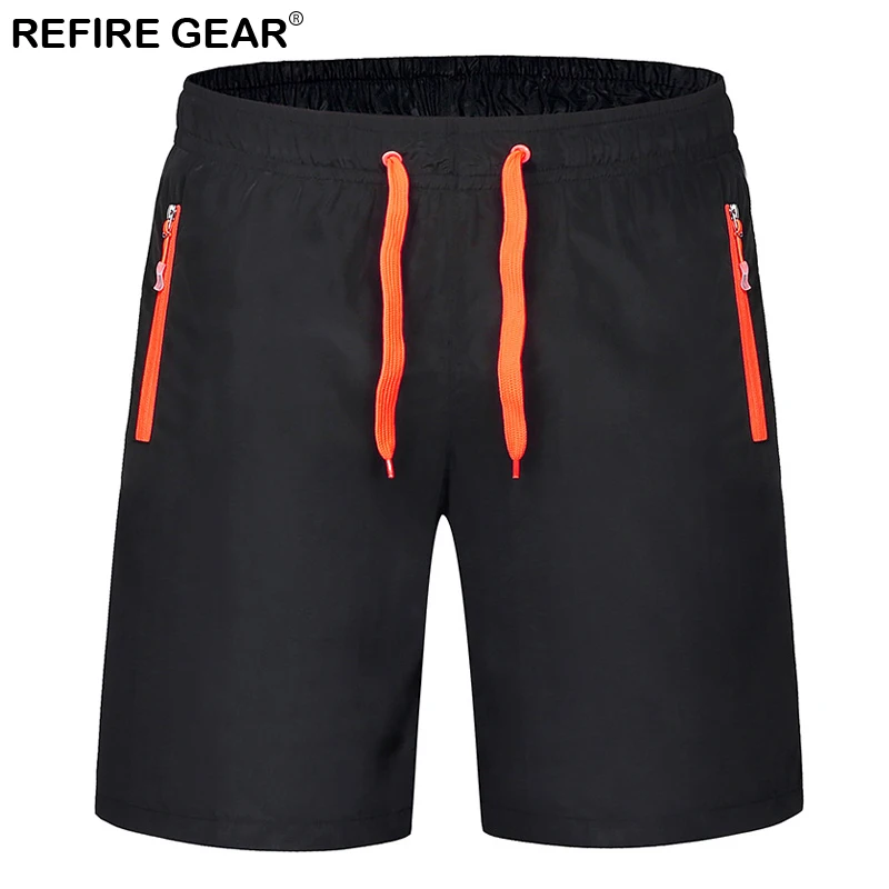 Refire gear, летние спортивные шорты для мужчин, быстросохнущие, для фитнеса, хлопковые, короткие, дышащие, эластичные, для охоты, рыбалки, однотонные, мужские шорты