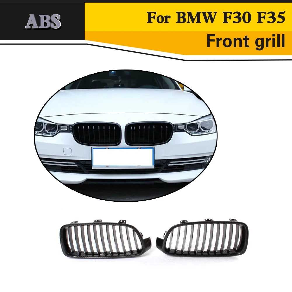 Для 3 серий углеродное волокно Авто Сетка гонки гриль грили для BMW F30 F31