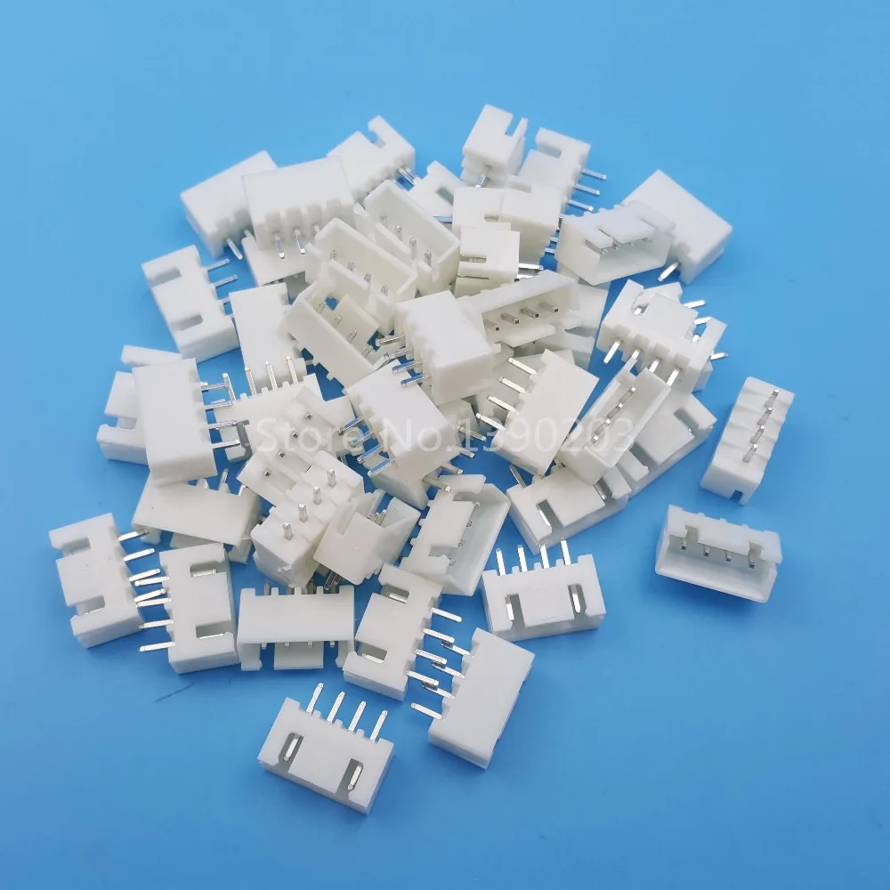 50 комплектов XH шаг 2 54 мм одноголовый 4Pin 4Way провод к разъему платы 15 см 24AWG с