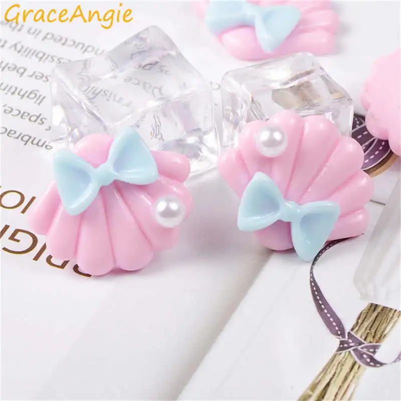 GraceAngie 20 шт./лот смоленая оболочка Жемчужные Подвески Кулоны из нержавеющей стали
