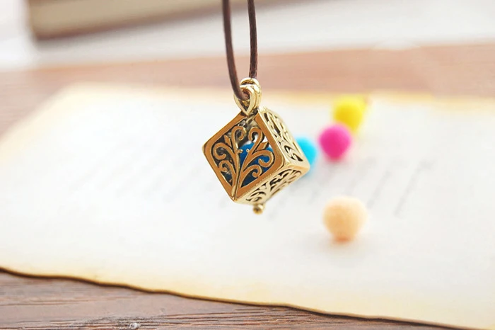 Индивидуальное ожерелье в стиле ретро с рассеивателем эфирных масел распылитель