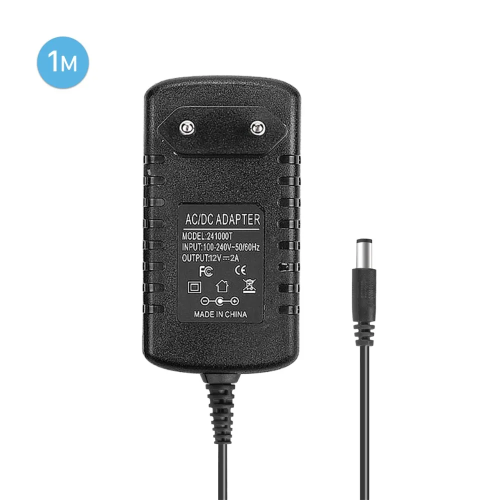 DC 12 V 2A блок питания DC12V адаптер трансформатор AC 110V 220V 240V к вольт конвертер для CCTV