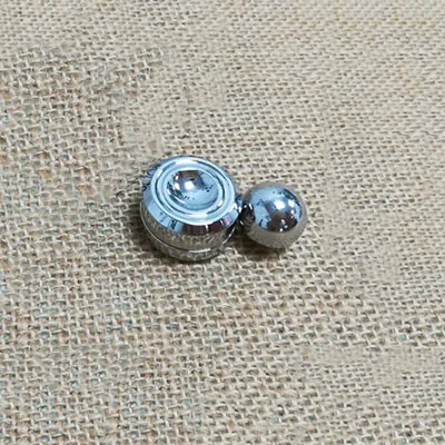 Серебристый Магнитная Непоседа орбиты Spinner мяч EDC для снятия напряжения рельеф ручной сенсор Спиннер Топ игрушка при аутизме СДВГ - Цвет: Серебристый