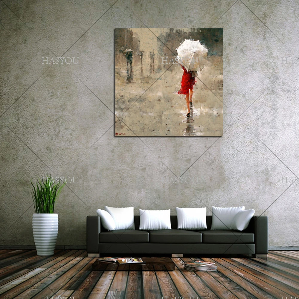 Настенная живопись ручной работы красивый порог домашняя женская современная